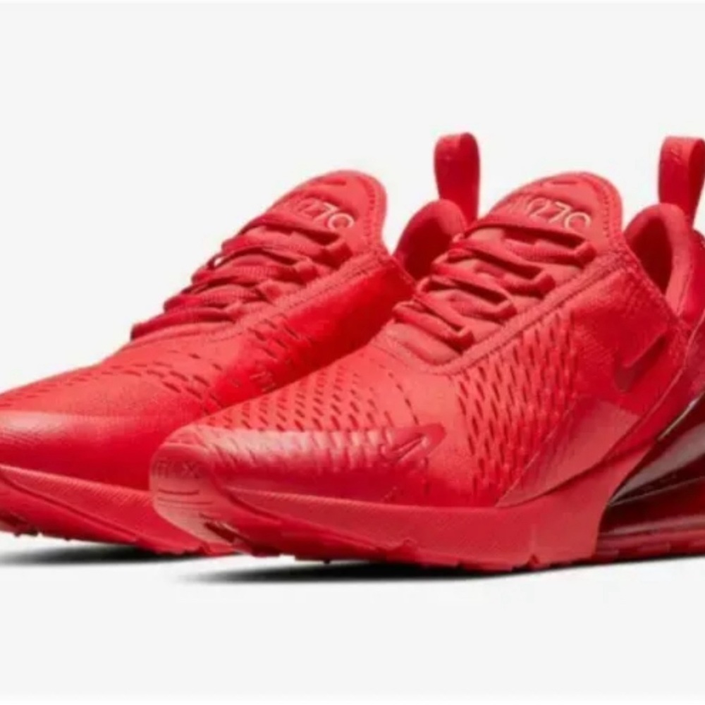 Nike Air Max 270 Men's Size 10 University Red University Red CV7544 600 - Picture 2 of 6